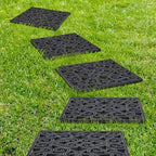 16 Pcs Rubber Stepping Stones Outdoor, Copper